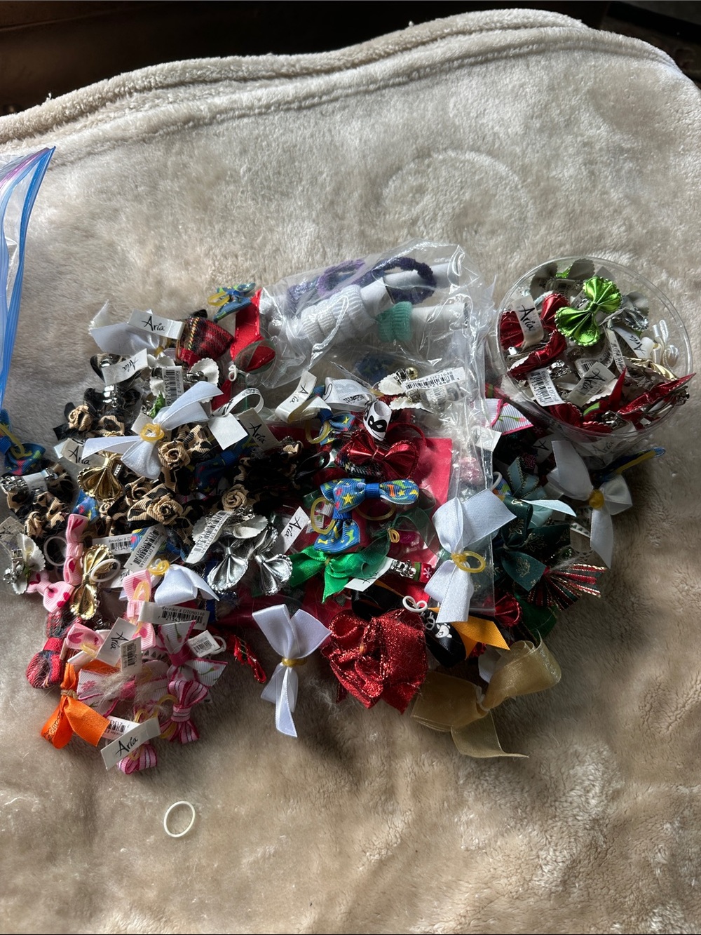 Assorted Dog bows (grooming)